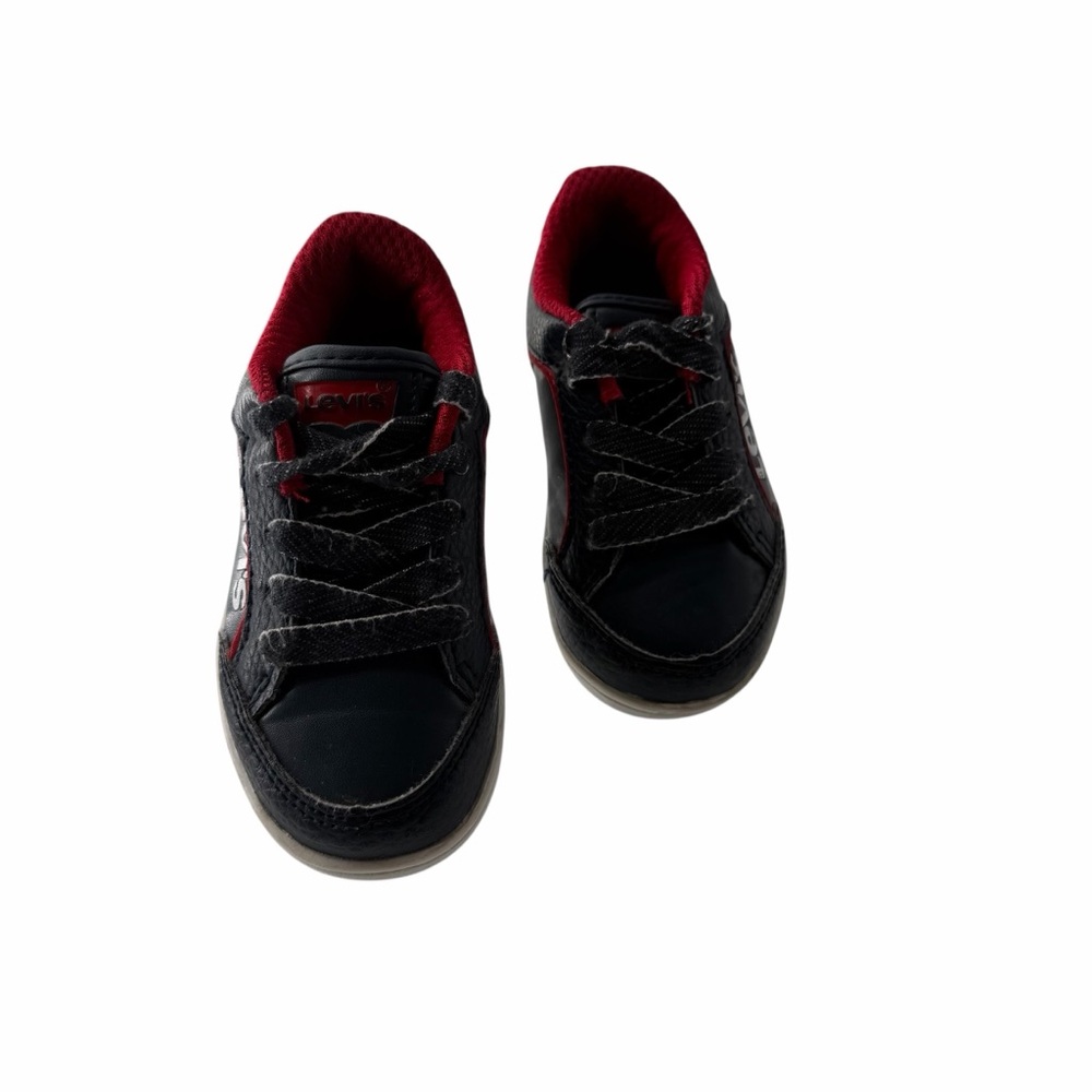 Levi's Kids Lace-Up Shoes Navy and Red Sneakers Classic Active Play Boys Size 8